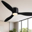 Ventilateur de plafond à DEL à profil bas Jamarreon