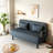 55" Sleeper Chair Bed, Metal Frame, Velvet Upholstery, Adjustable , Foam Filler 55 Tri Convertible With & Pillow, Upholstery For Office Home-40846030