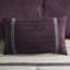 Édredon pour grand lit 7 pièces mauve en faux suède avec taies décoratives assorties et coussins décoratifs brodés-131376150-131376153