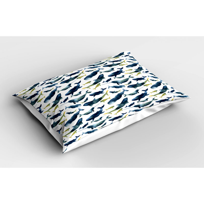 Taie décorative Narwhal, Simple