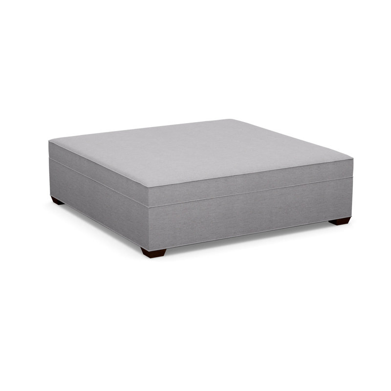 Square Ottoman, 8938-81, Walnut