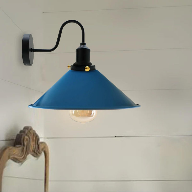 Armed Sconce, Blue