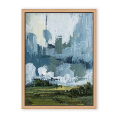 Etheric Horizon: Abstract Hills Under Cloudy Skies