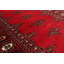 Tapis rouge en laine noué à la main de conception unique 3 pi 1 po x 4 pi 11 po Pulis