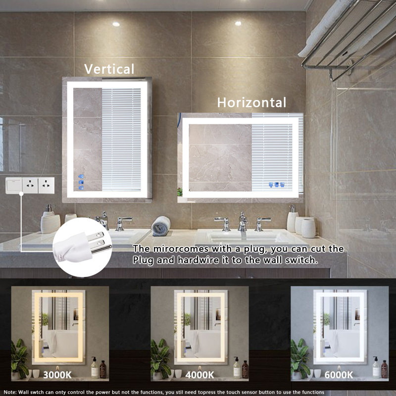 Miroir mural Haldeman, 31,5 po x 23,62 po