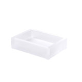 Mike + Ally Luxury Ice Lucite Soap Dish for Bathroom
