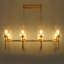 Lustre martelé 8 lumières Modern Glam