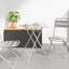 Bistro Table Folding Powder-coated Steel Outdoor Garden Furniture Patio-742286904