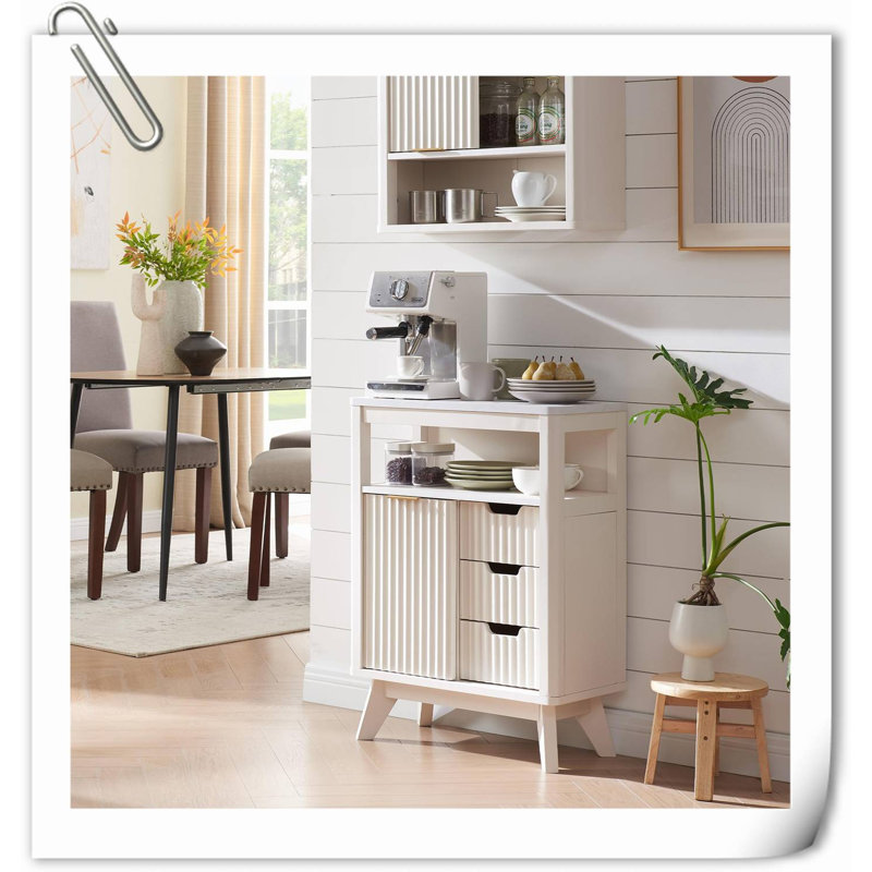 Armoire de salle de bain autoportante en bois massif