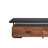 Coalpit Heath 2-Drawer Rectangular TV Stand in Walnut/Black-128877086