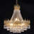 9-light Empire Tiered Crystal Gold/Bronze Chandelier-337232137-337232148-337232136