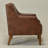 30.5'' W Top-grain Genuine Leather Upholstered Armchair-1765020401