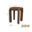 Table d'appoint Mason Mod en bois massif