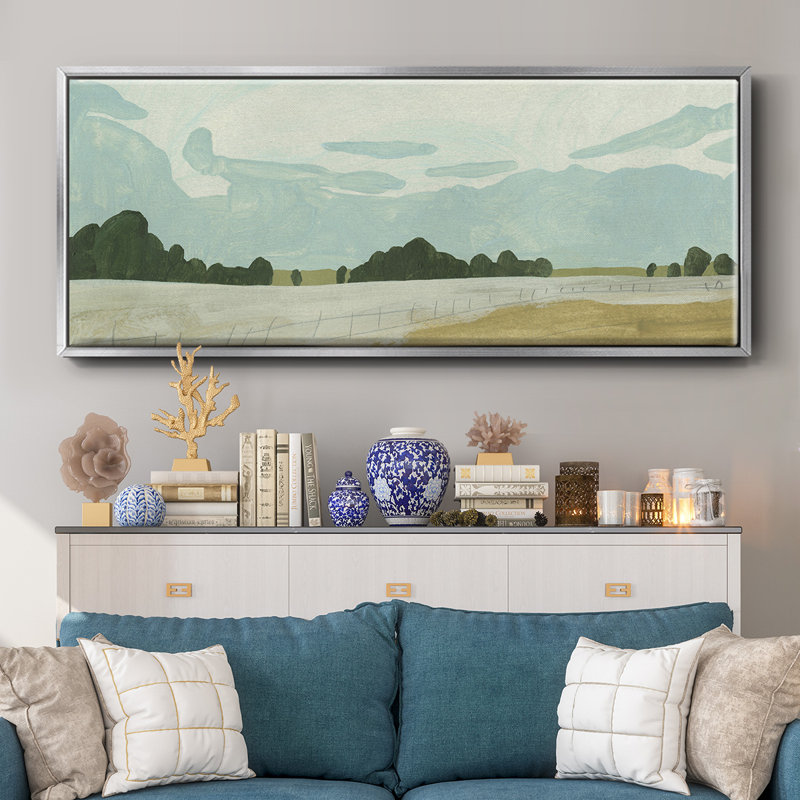 Farmland Study II- Framed Canvas