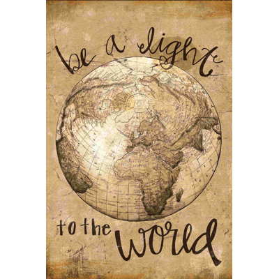 " Be a Light to the World " Mixed Media Print