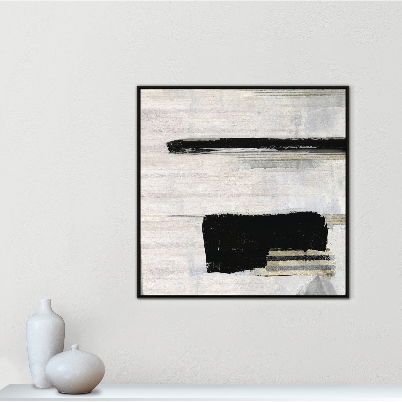 La Bande II Print by Sally Swatland, Espresso, 41.5" H x 41.5" W