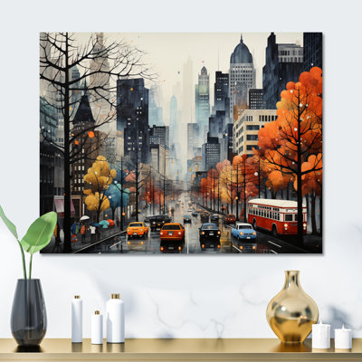 " Bold Cityscape Urban Fog III "