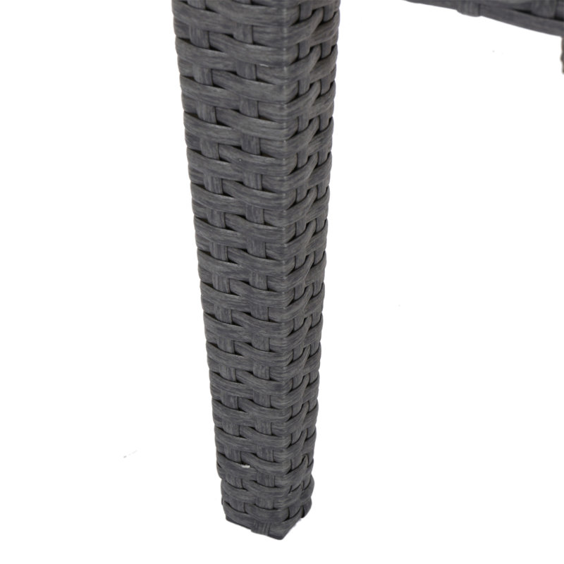 Outdoor Antibes Wicker Side Table,Accent Table