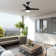 Vaczon 42" 3 - Blade Modern Ceiling Fan with Light Kit and Pull Chain
