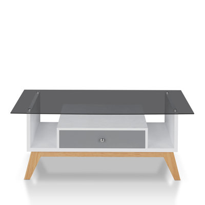 Four Leg Coffee Table with Storage