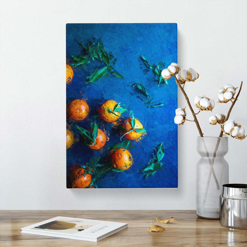 Fresh Oranges - Wrapped Canvas, 76cm H x 50cm W x 3cm D
