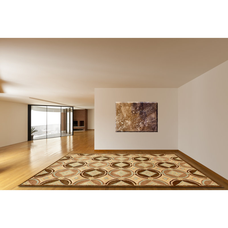 Lyke Wool Geometric Indoor Rug, Rectangle 5' x 8'