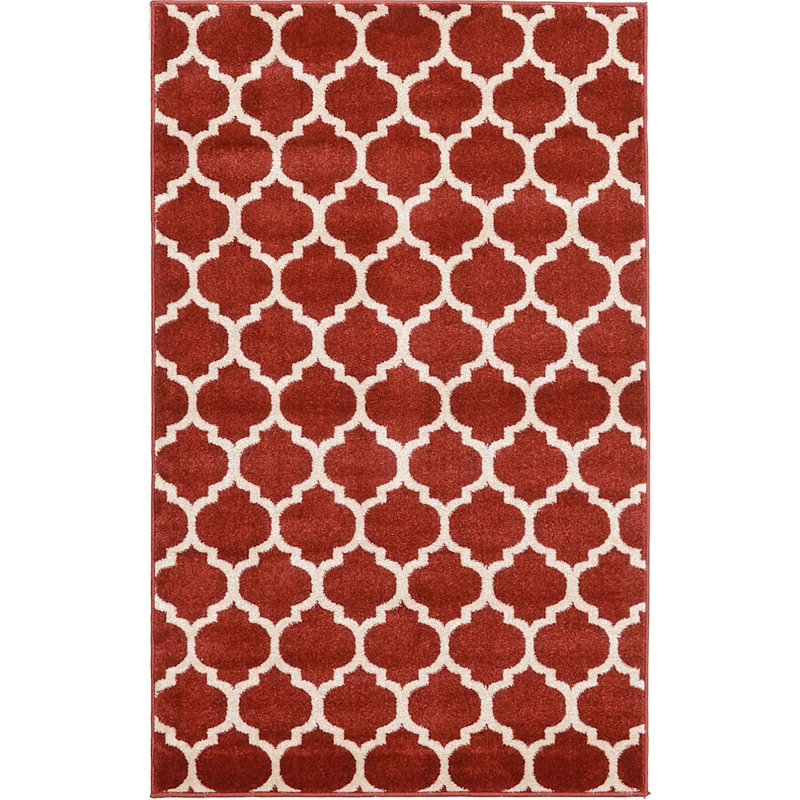 Tapis rouge Cohleen, Rectangle 3 pi 3 po x 5 pi 3 po