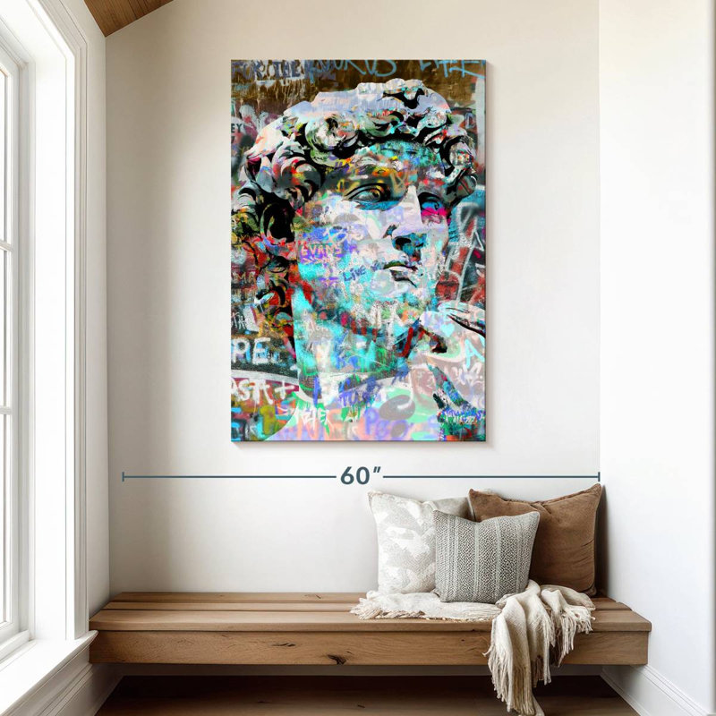 Leisha David Heavy Graffiti, 48" H x 32" W