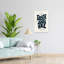 «Coastal Bible II Starfish Crab Beach Ocean», reproduction d'art mural-133976817