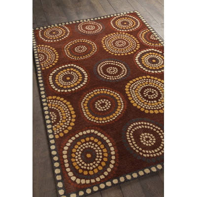 Tapis brun foncé Abbeville