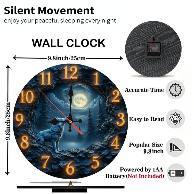 Horloge loup-garou