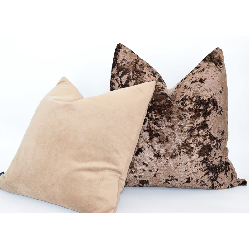 Waves Pillow Cover & Insert, Cocoa Brown