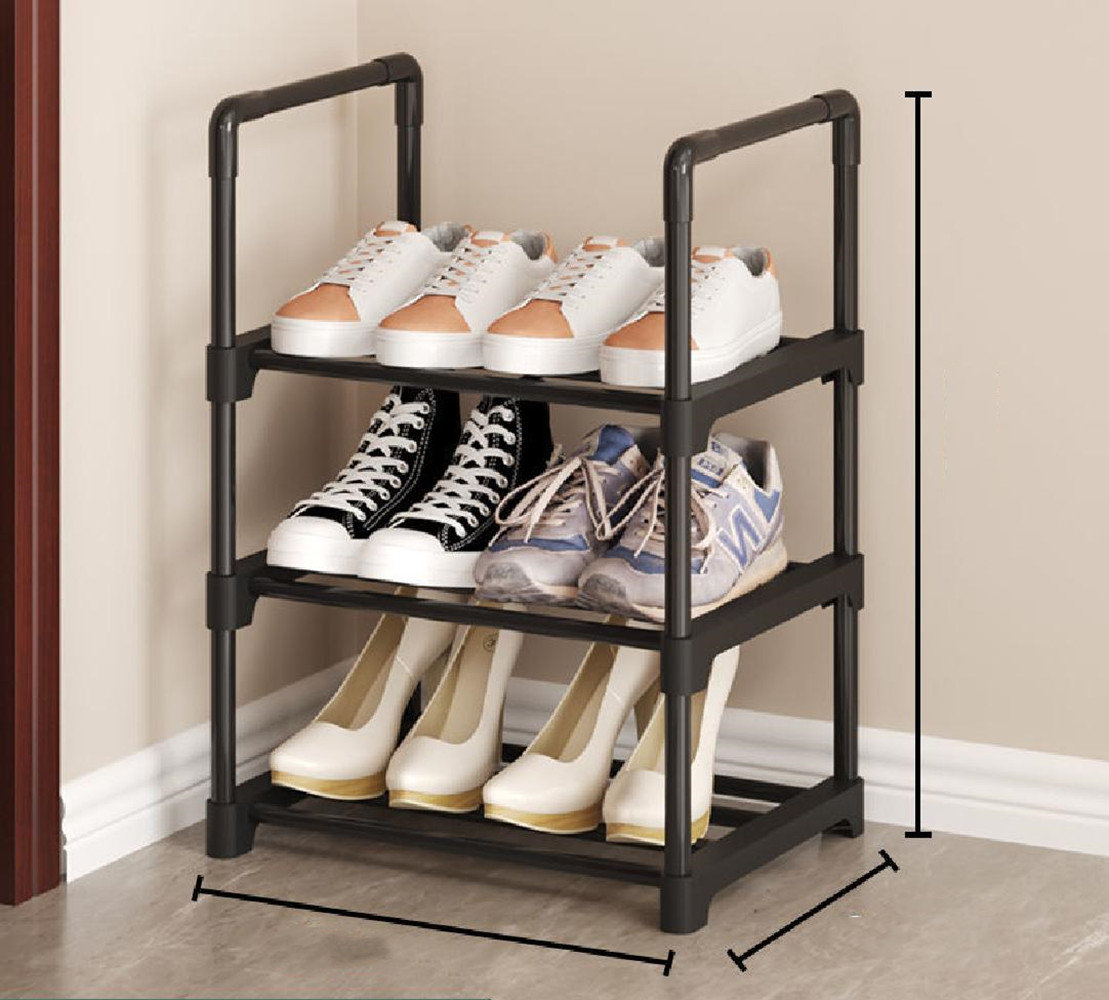 Rebrilliant 6 Pair Shoe Rack