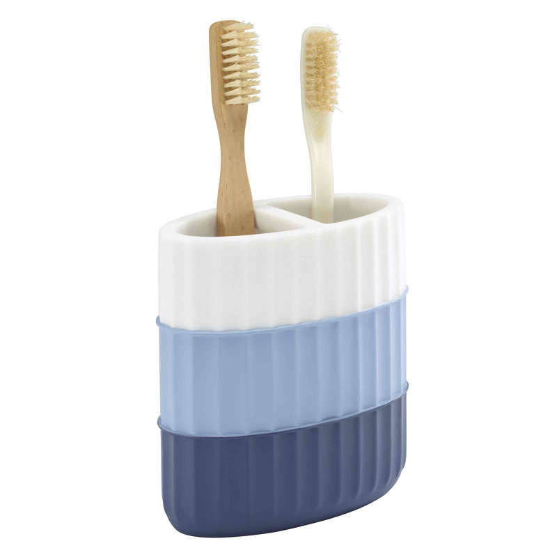 Iz Clubhouse Str Aqua Toothbrush Holder, Blue