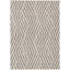 Tapis taupe en polyester tissé à la machine intérieur / extérieur Altair-910218865