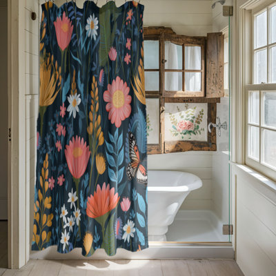 Rideau de douche Blossom Retreat - Premium