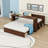 Daybed with Desk, Drawers and Side Table-2067226560-2067226562