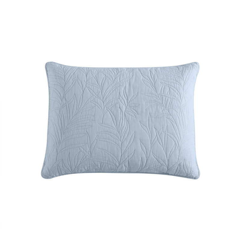 Solid Costa Sera 100% Cotton Envelope Sham, Blue, King