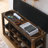 Adjustable Height Long Bench, Rubberwood Frame, Comfortable Pu Leather And Sponge Seat, Concealed Storage Design, Three Layers Of Ventilation Storage, Solid Wooden Legs, 22" Product Height, 33.7Kgs-874460968