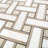 Yarn 1" x 3" Polished Marble Basketweave Mosaic Wall & Floor Tile-40586348