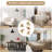 Five-Piece 3D Floating Bird, Flying Birds Wall Decor set-1936681085