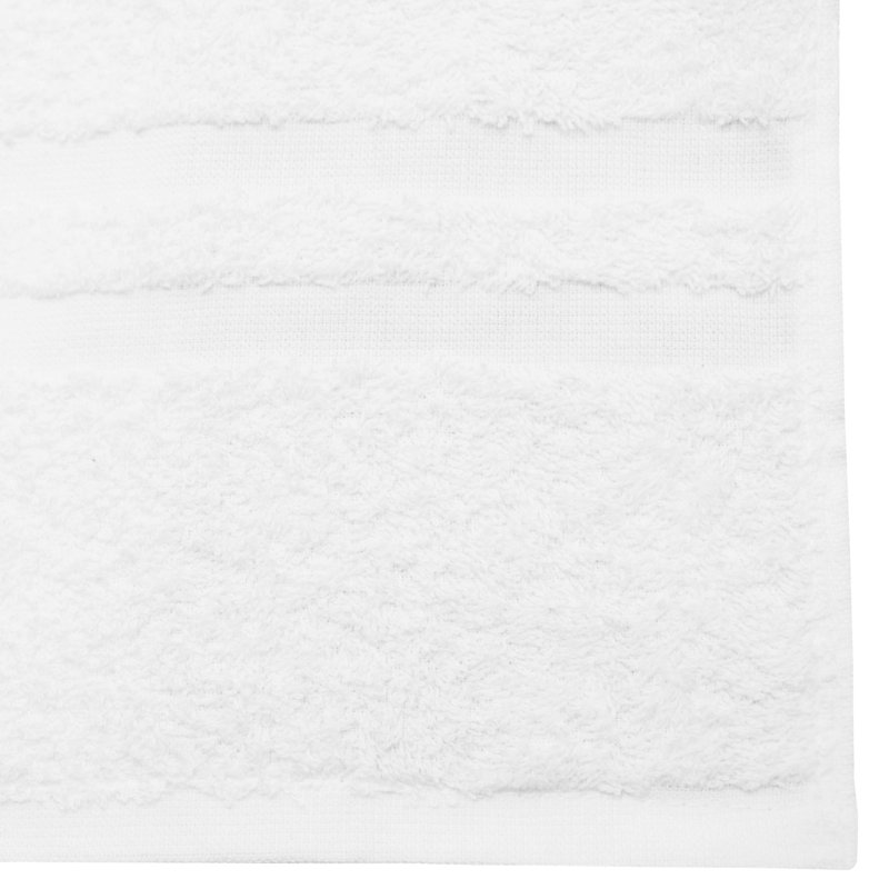 Midweight Hand Towel, White