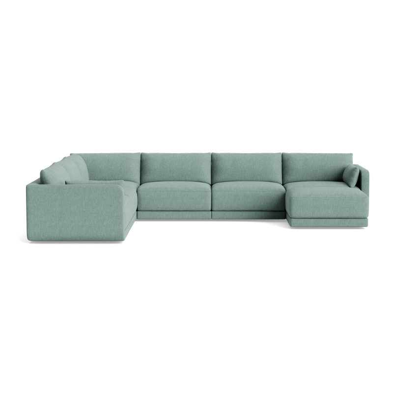 Eva Modular Sectional, Performance Weave - Spa