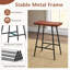 4 tabourets de bar industriels de 24 po à 4 po Red Barrel Studio®