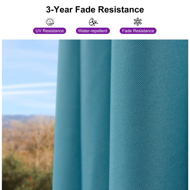 120'' x 156'' Rectangular Cantilever Umbrella, Turquoise