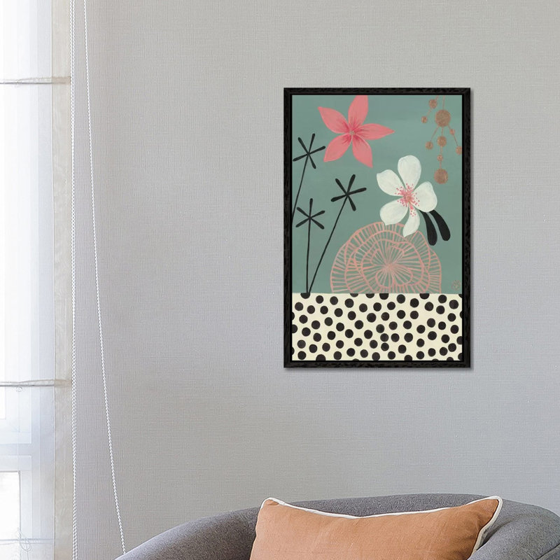 Green Tropics by CreatingTaryn - Print on Canvas, Black Framed, 66.04 cm H x 45.72 cm W