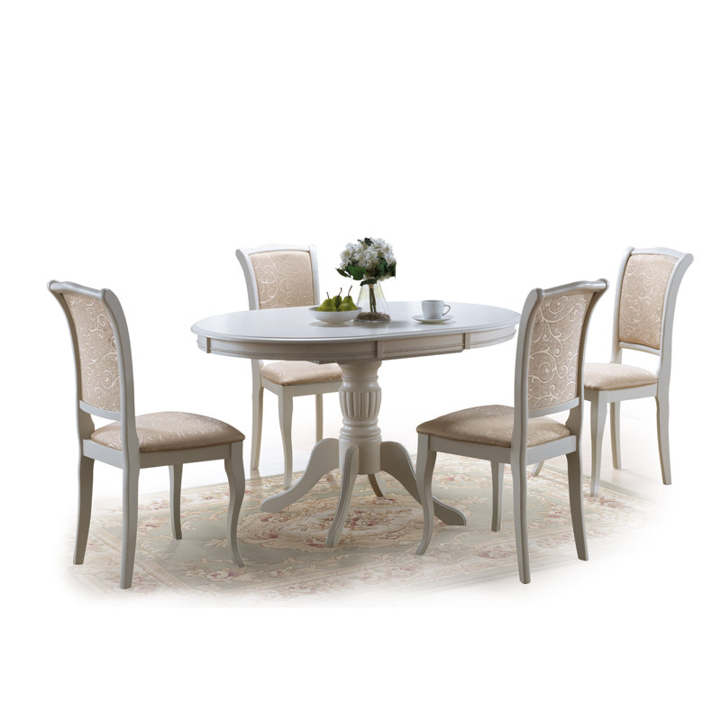 Maia 80 cm Extendable Round Dining Table