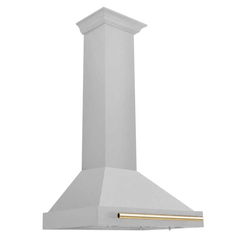 ZLINE 30" Autograph Edition Fingerprint Resistant Stainless Steel Range Hood with Fingerprint Resistant Stainless Steel Shell