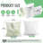 4 Pcs Minimalist Florals Pattern Decorative Pillow Covers