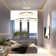 Modern LED pendant light, dimmable LED dining table with remote control